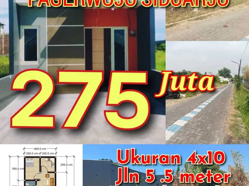 Rumah murah Sidoarjo kota pagerwojo