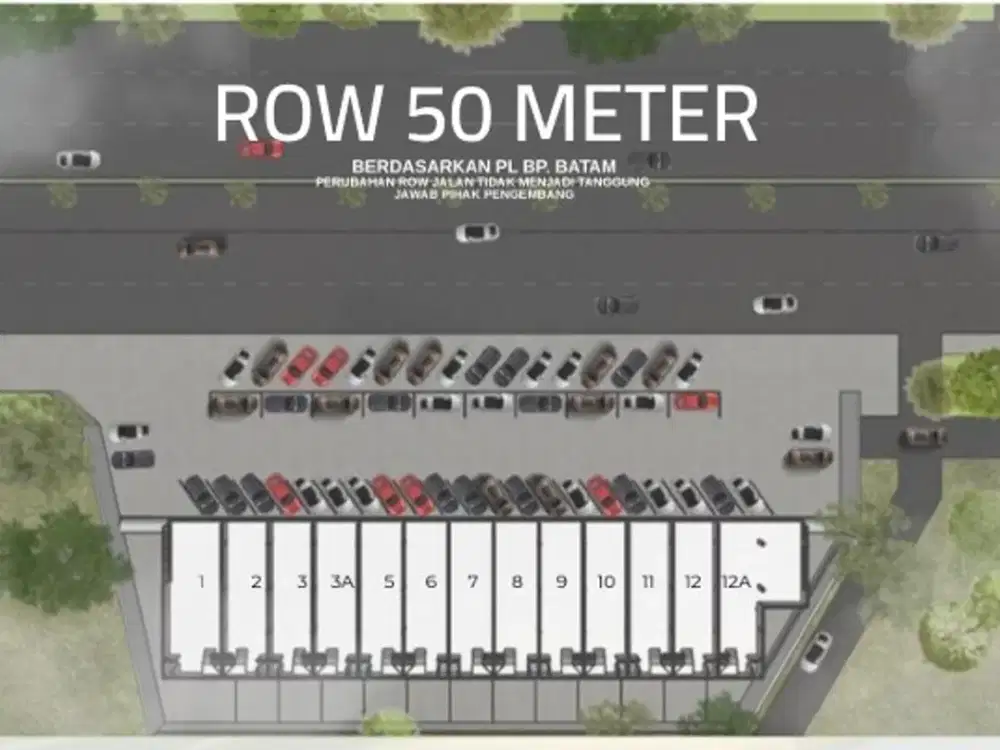 A284 JUAL RUKO BARU KOTA BATAM, TYPE HOOK DENGAN TAMBAHAN TANAH, 3 LT