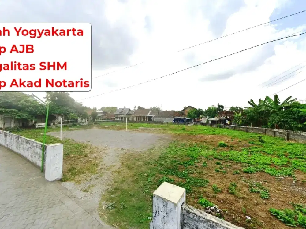 Legalitas SHM Tanah Dekat Pasar Cebongan Sleman