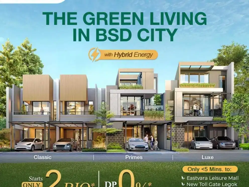 BELOVA AT TERRAVIA bsd city Harga mulai 2M utk type 2 lantai 6x11