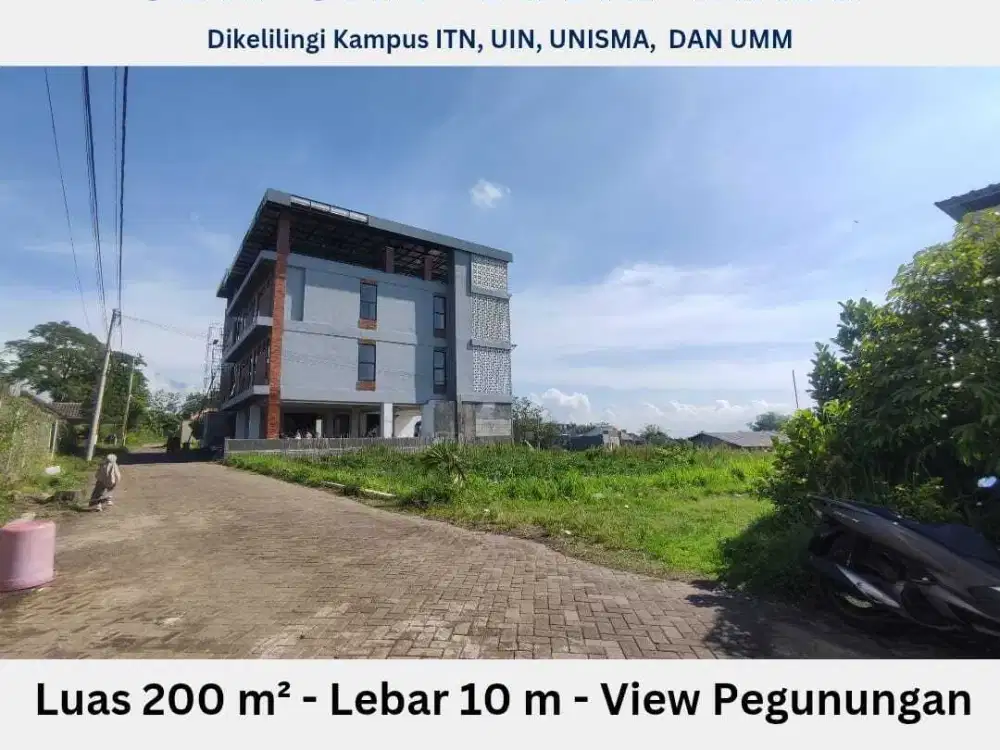 Tanah SHM Siap Balik Nama Kota Malang Dekat Kampus Besar