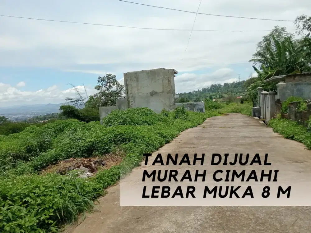 Tanah Kebun Murah Di Cimahi Utara Luasan 100-an M2