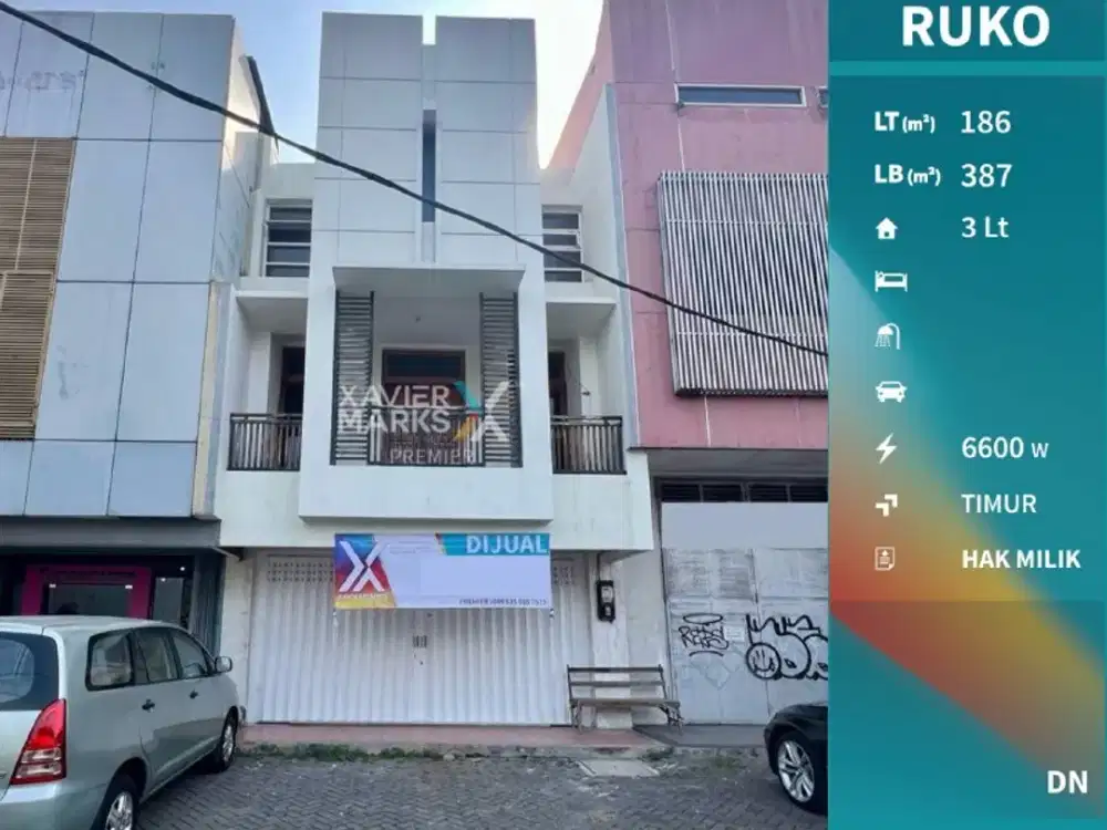 Dijual Ruko Strategis 3 Lantai Di Jalan Ahmad Yani Blimbing Malang(627