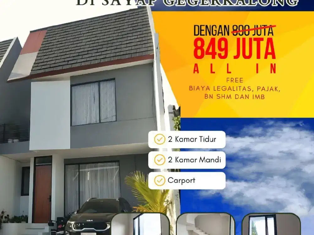 Rumah murah 2 Lt di cigugur girang ciwaruga dekat Polban dan Gerlong