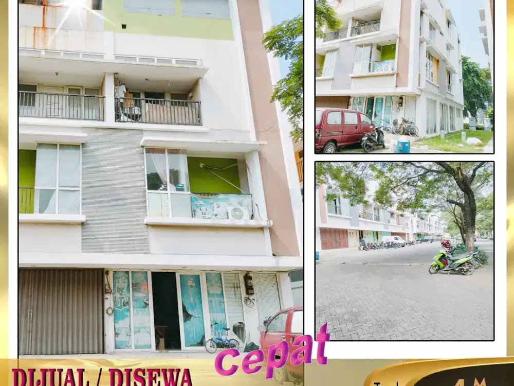 DIJUAL RUKO HOOK 4 Lantai di GREEN COURT Cengkareng Jakarta Barat - LS