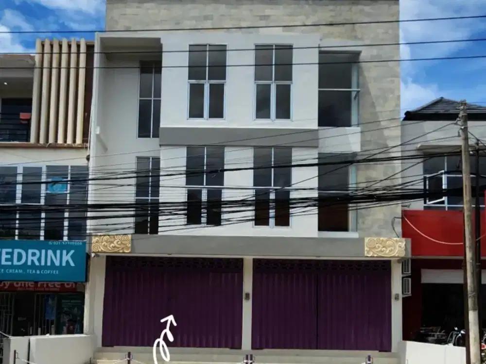 Ruko 3 lantai Taman Griya Jimbaran  di pusat kuliner perdagangan  Bali
