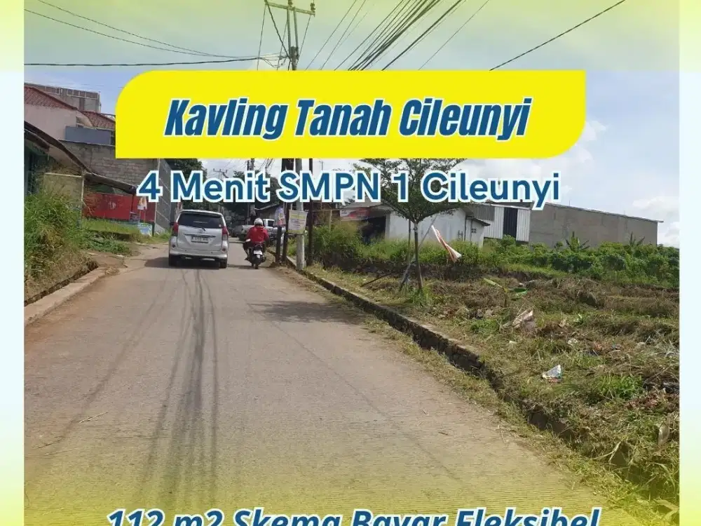 Kavling Tanah Mewah Fasum Jalan Lebar Di Cileunyi