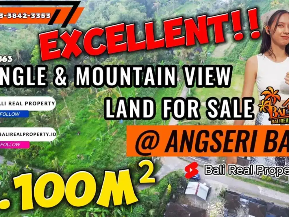 Dijual 1,100 m2 Lahan Kebun Dekat Objek Wisata