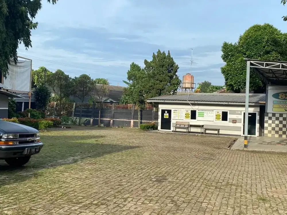 Dijual Lahan Ada Bangunan Rumah Dan Carwash di Cibubur Depok