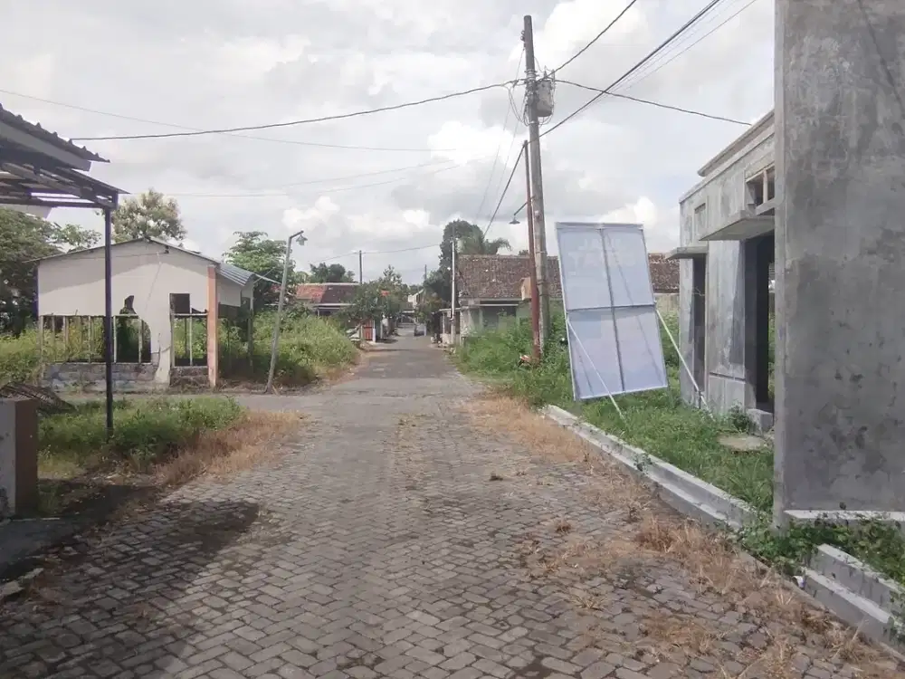 Tanah Kapling di dalam perumahan bangunjiwo