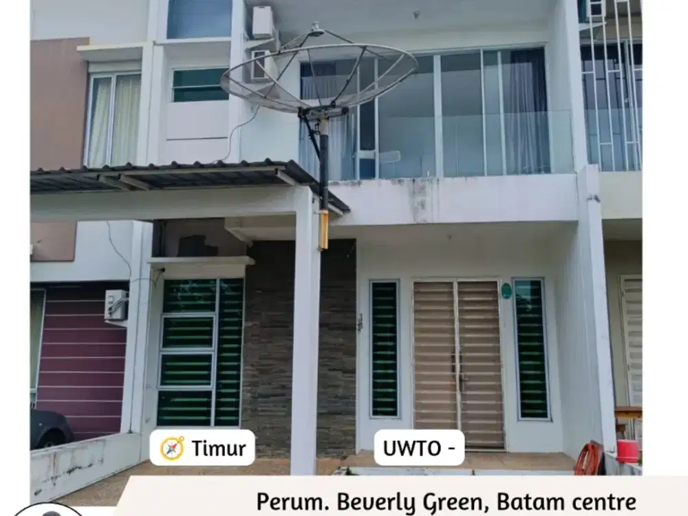 dijual rumah 2 lantai  batam centre siap huni