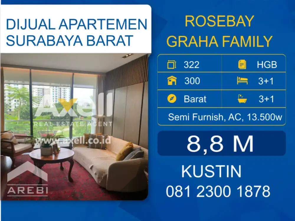 Apartemen Rosebay Graha Family Dijual