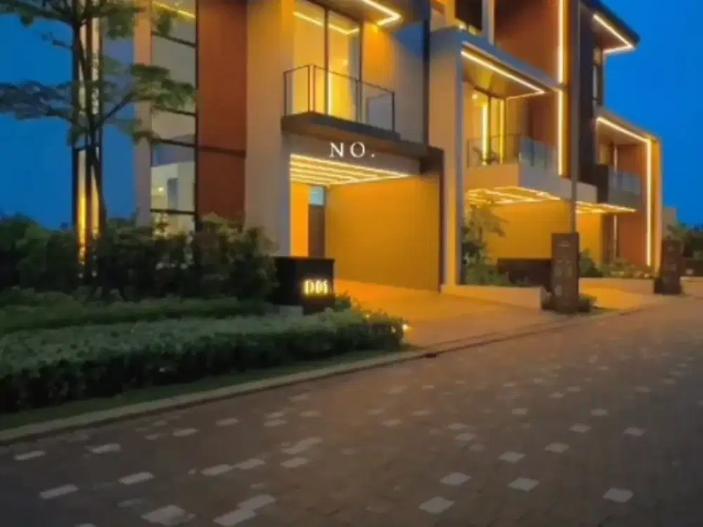 Rumah mewah dengan Lift Pribadi Hanam Shilla Sawangan Depok DP 0