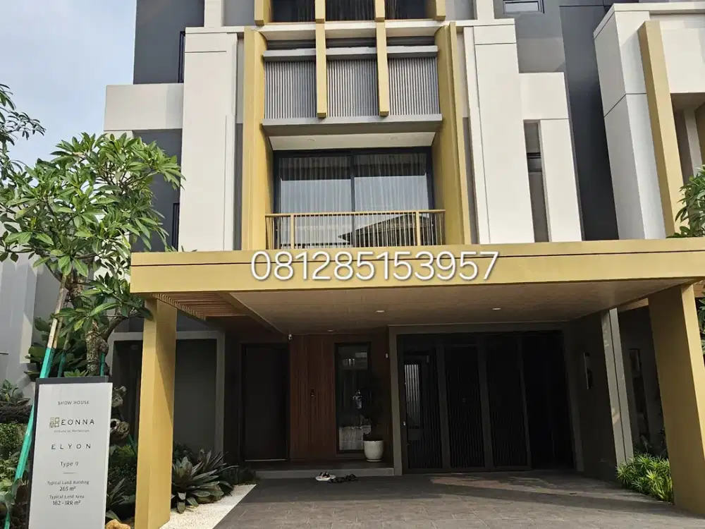 Elyon Eonna bsd city type 9x18 3lantai sebrang mall eastvara! Termewah