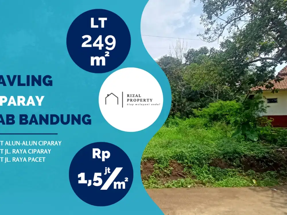 Tanah Strategis Ciparay! Langsung Akad Notaris, Lokasi Berkembang!