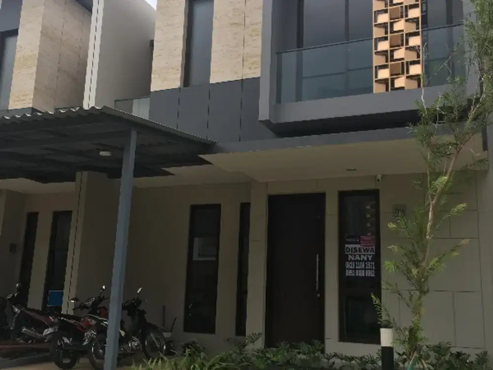 Disewakan Rumah Mozia Cluster Aure Semi furnish BSD