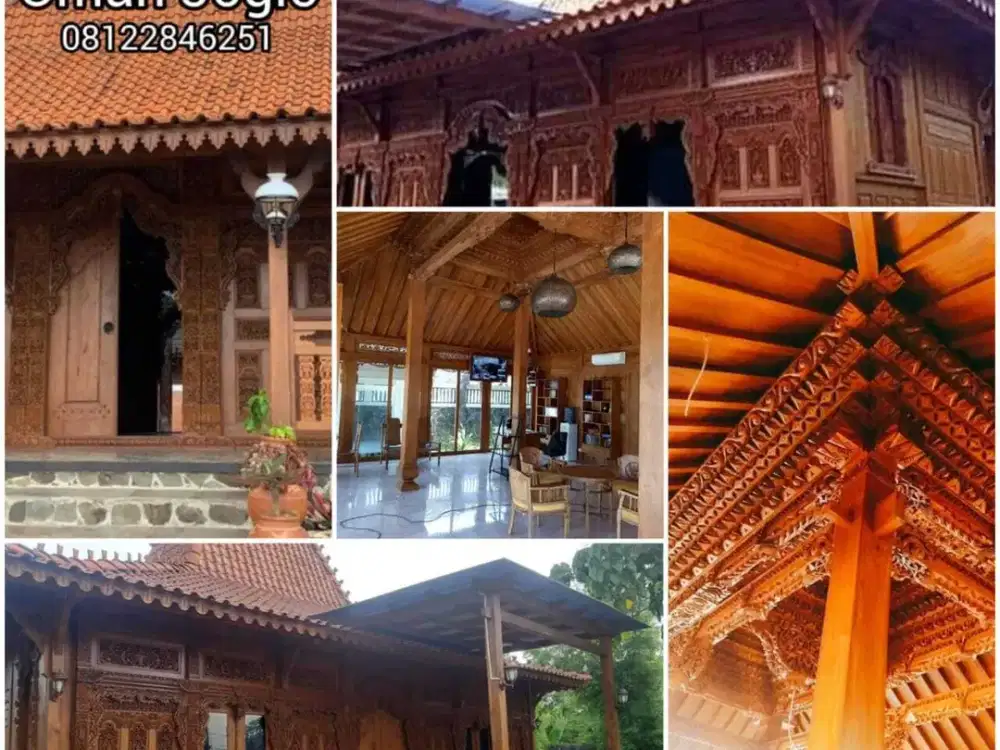 Jual Pendopo Joglo Kayu Jati, Rumah Joglo dan Limasan kayu jati