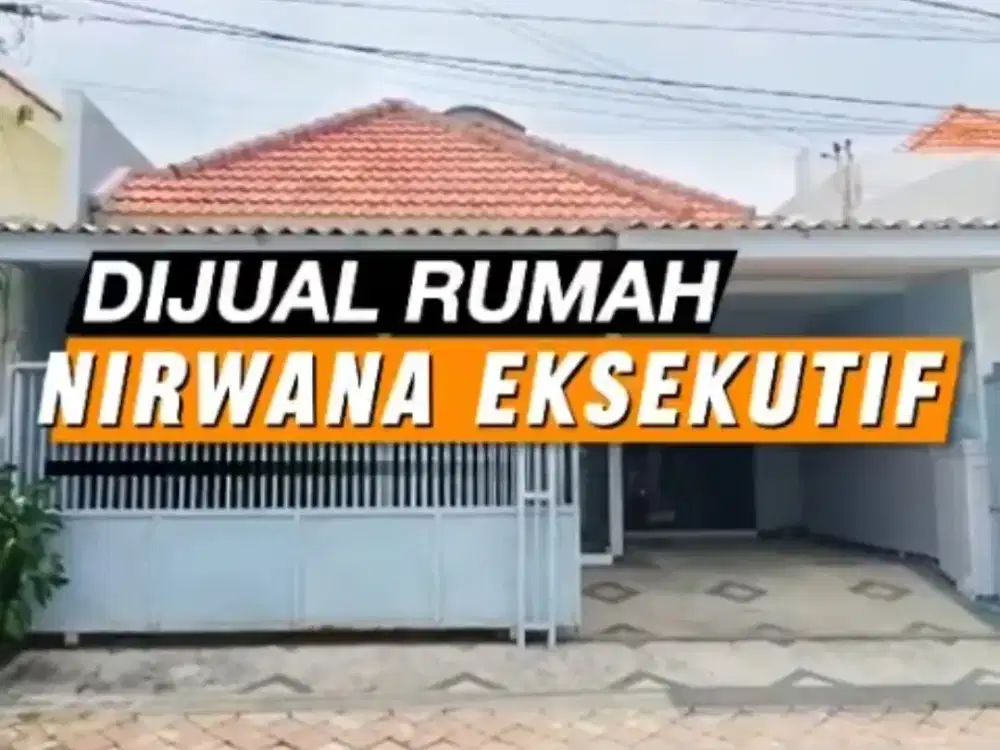 RUMAH MURAH NIRWANA EXECUTIVE DKAT MERR, PANDUGO, RUNGKUT ASRI