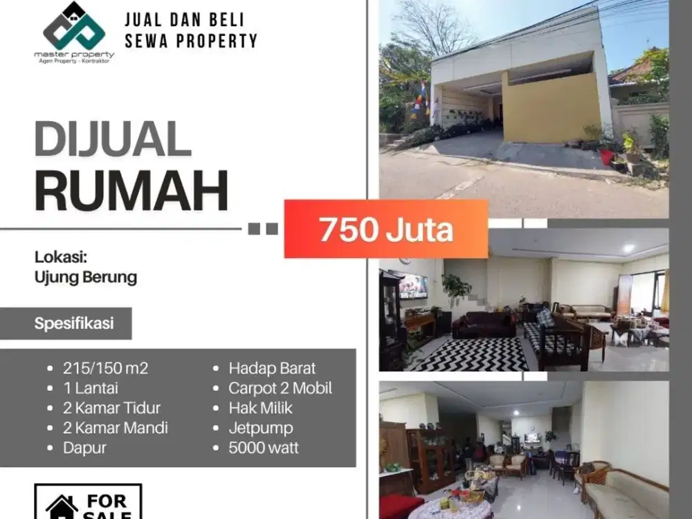 CASH ONLY - Rumah 700 jutaan tanah luas di Cijambe Ujungberung Bandung