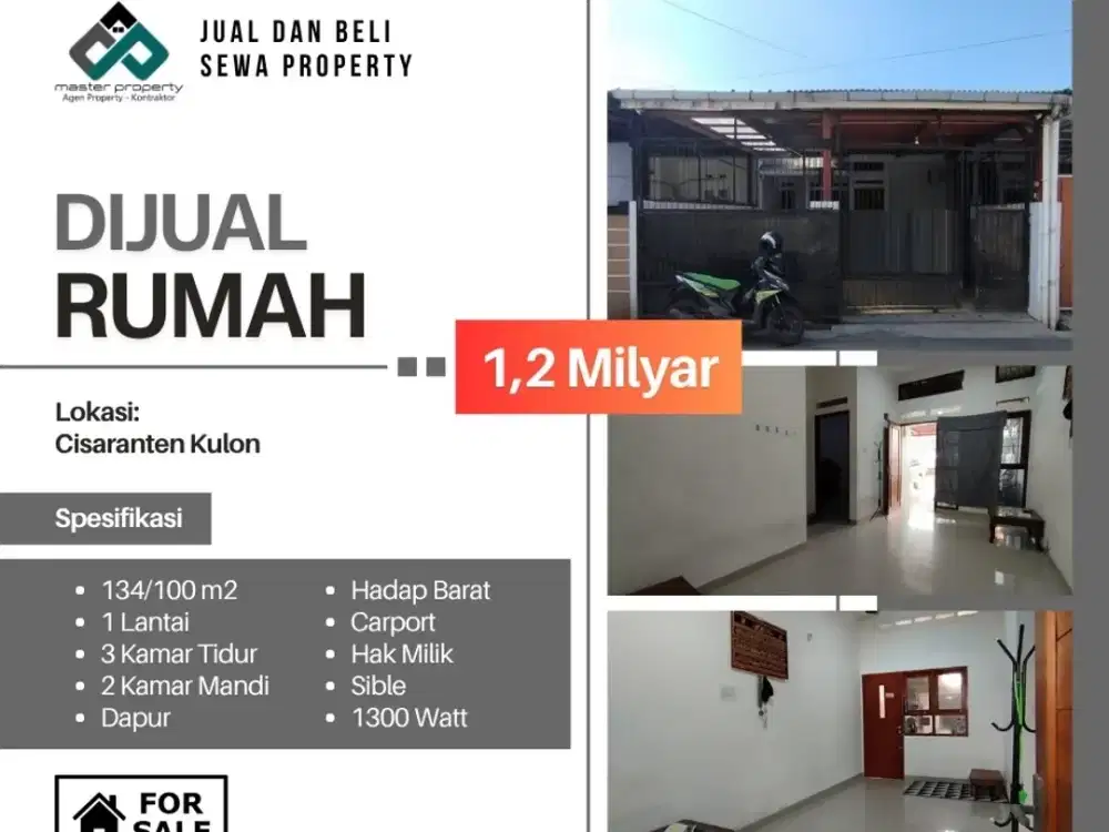 Rumah di Cisaranten Kulon, Arcamanik – Nyaman dan Aman untuk Keluarga