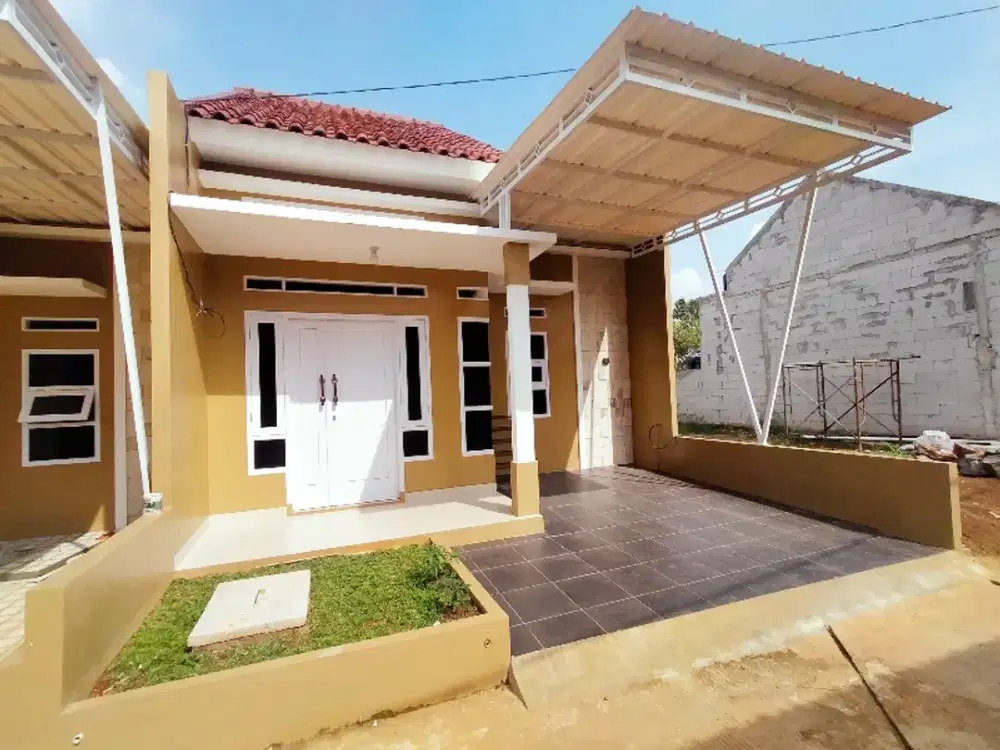 Rumah mewah promo spesial free canopi dan AC