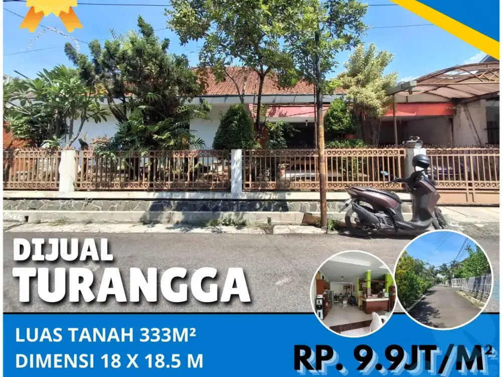Jual cepat hitung tanah aja rumah di Turangga Buahbatu Kota Bandung
