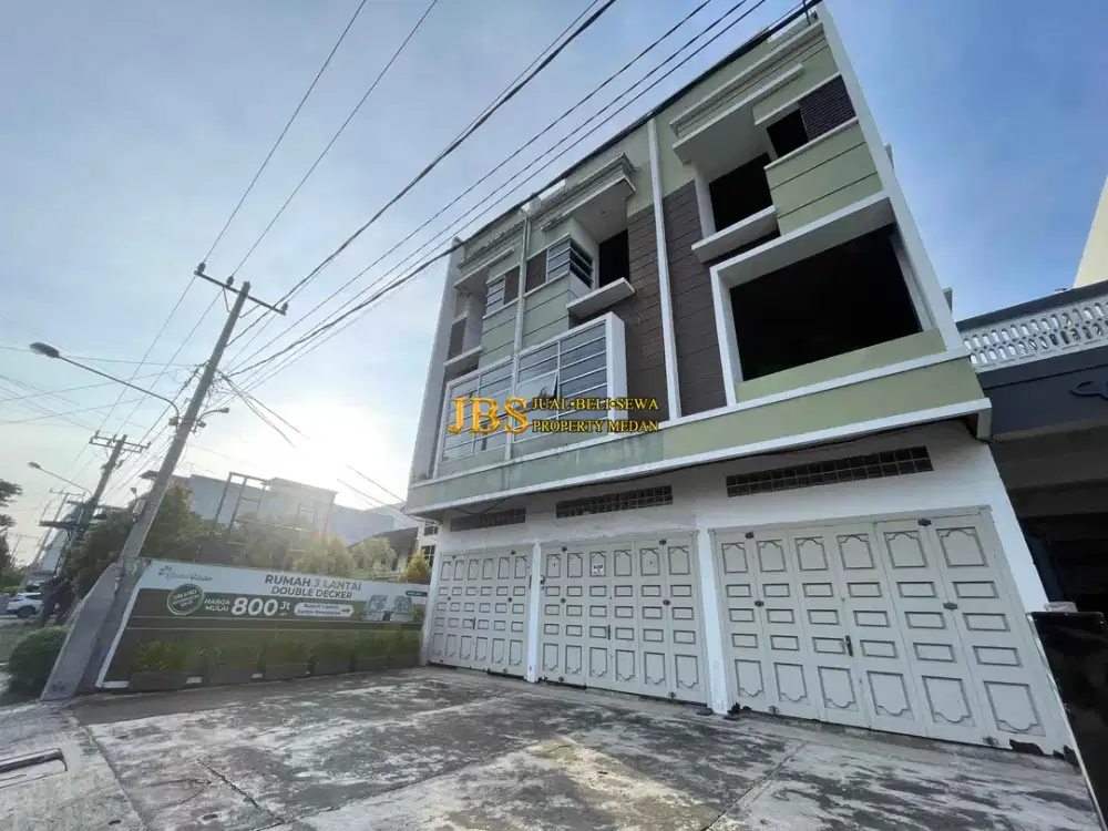Jual 2 Unit Ruko Gandeng di Komplek Orchid Garden Jalan Suluh - Medan