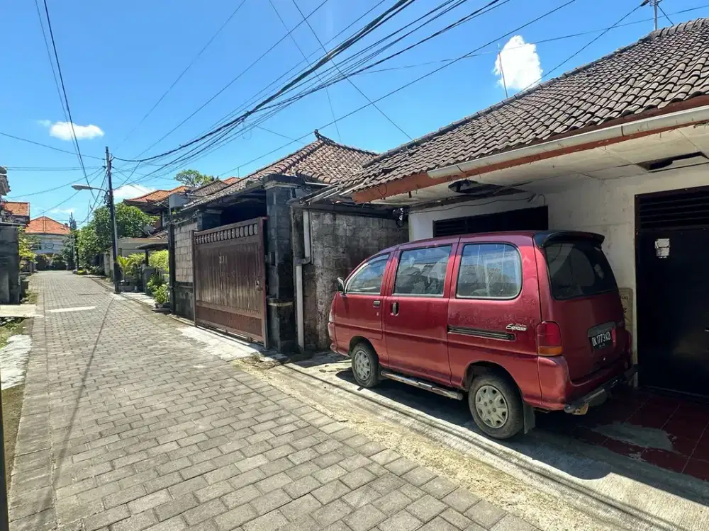 Dijual tanah isi bangunan, lokasi jl Drupadi denpasar