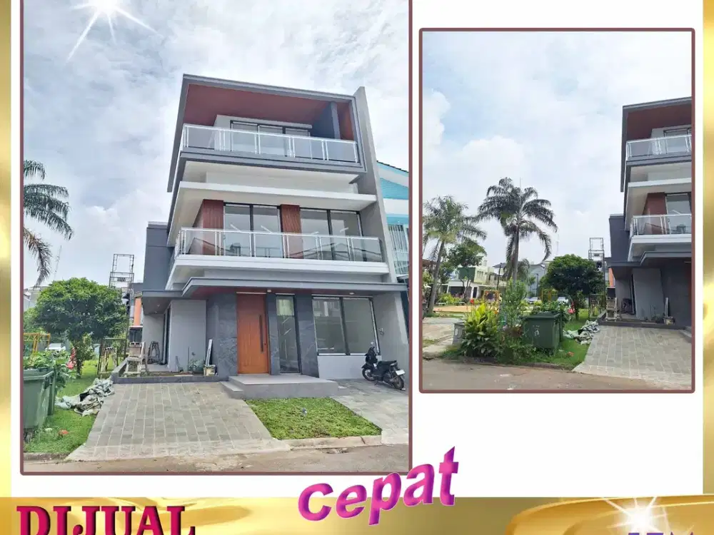 DIJUAL RUMAH Hoek 3 Lantai Kawasan Elite Citra Garden 6 JakBar - SS&AP
