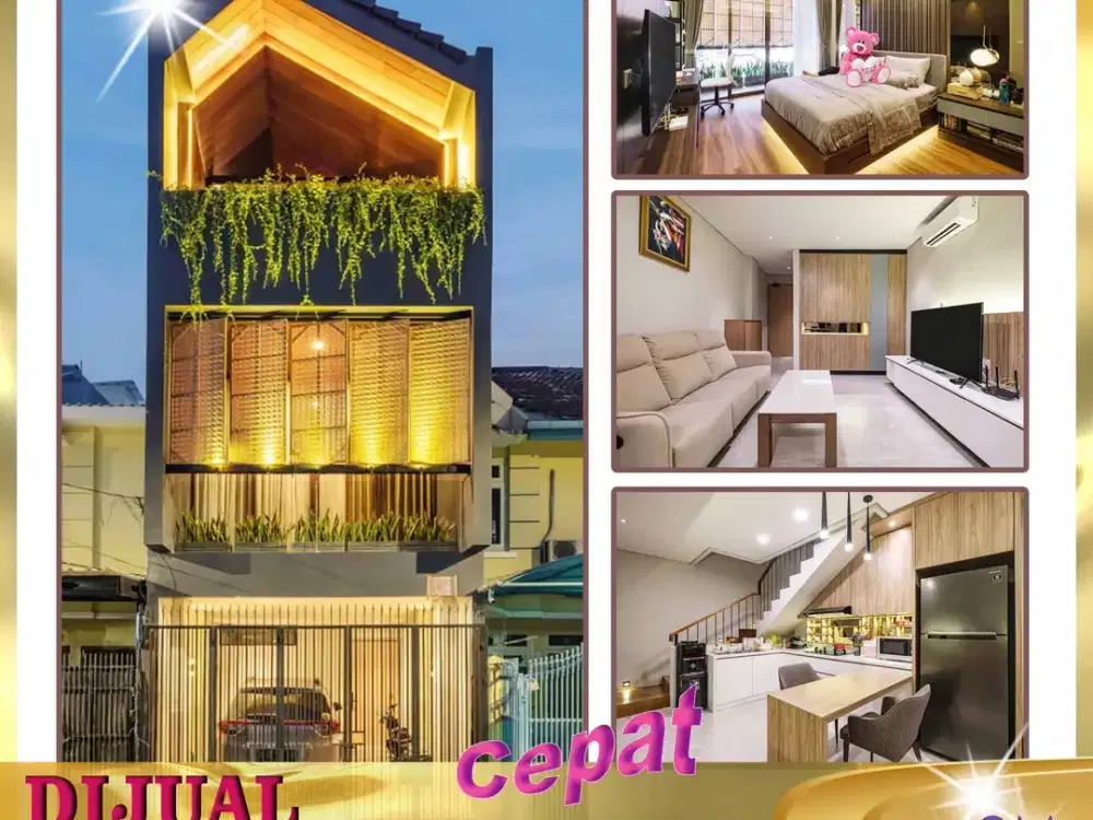 DIJUAL RUMAH 3 Lantai di Taman Palem Lestari Cengkareng JakBar - FN
