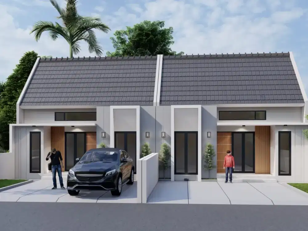 Dijual Rumah Baru cluster 2 unit di Utara pasar godean blakang auturot