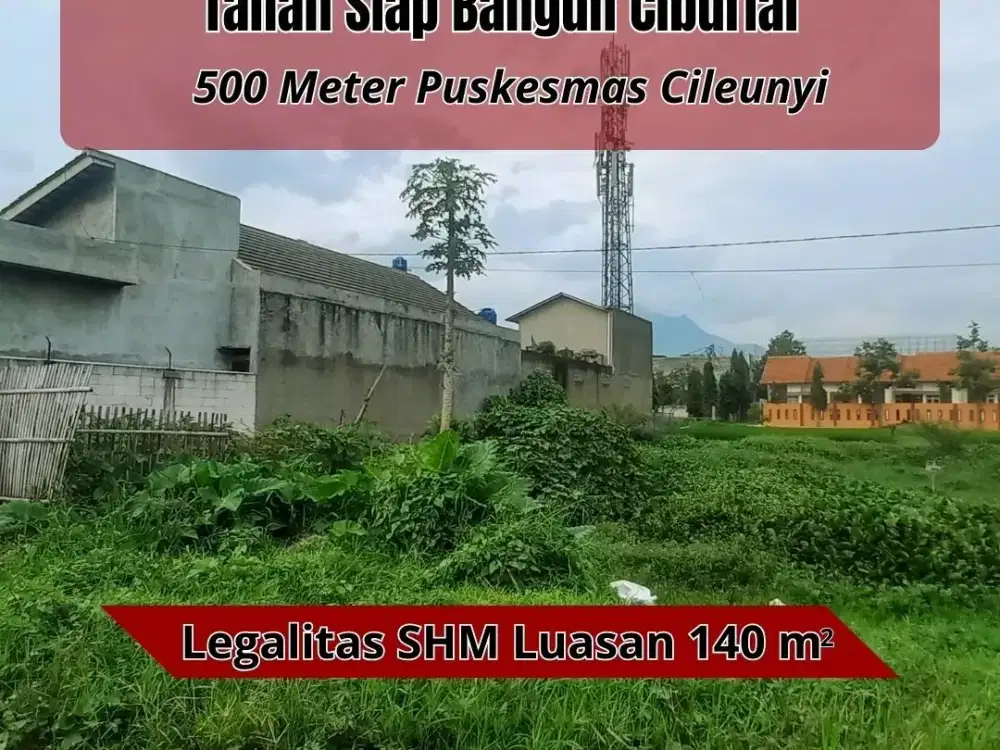 Dijual Tanah Siap Bangun Ciburial Hanya 500 Meter Puskesmas Cileunyi