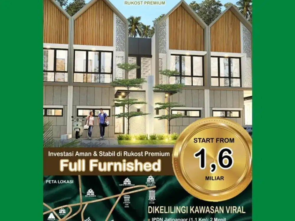 Dijual Kosan Jatinangor SHM PBG Full Furnished