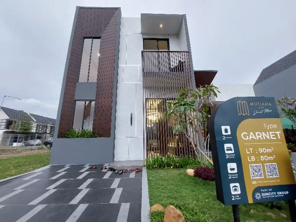 Mutiara City Cluster Modena, 2 Lantai Murah, Pusat Kota Sidoarjo