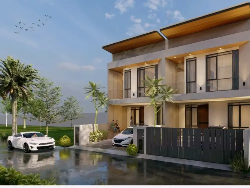 Rumah baru minimalis modern dekat Setrasari mall dan Maranatha