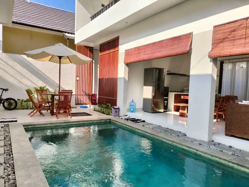 HUNIAN SEMI VILLA 3BR MODERN FURNISHED STARTEGIS DI JIMBARAN