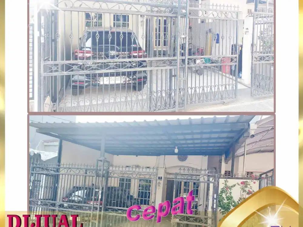 DIJUAL MURAH  RUMAH 1 1/4  Lantai Citra Garden 3 Cengkareng Jakarta Barat -DO