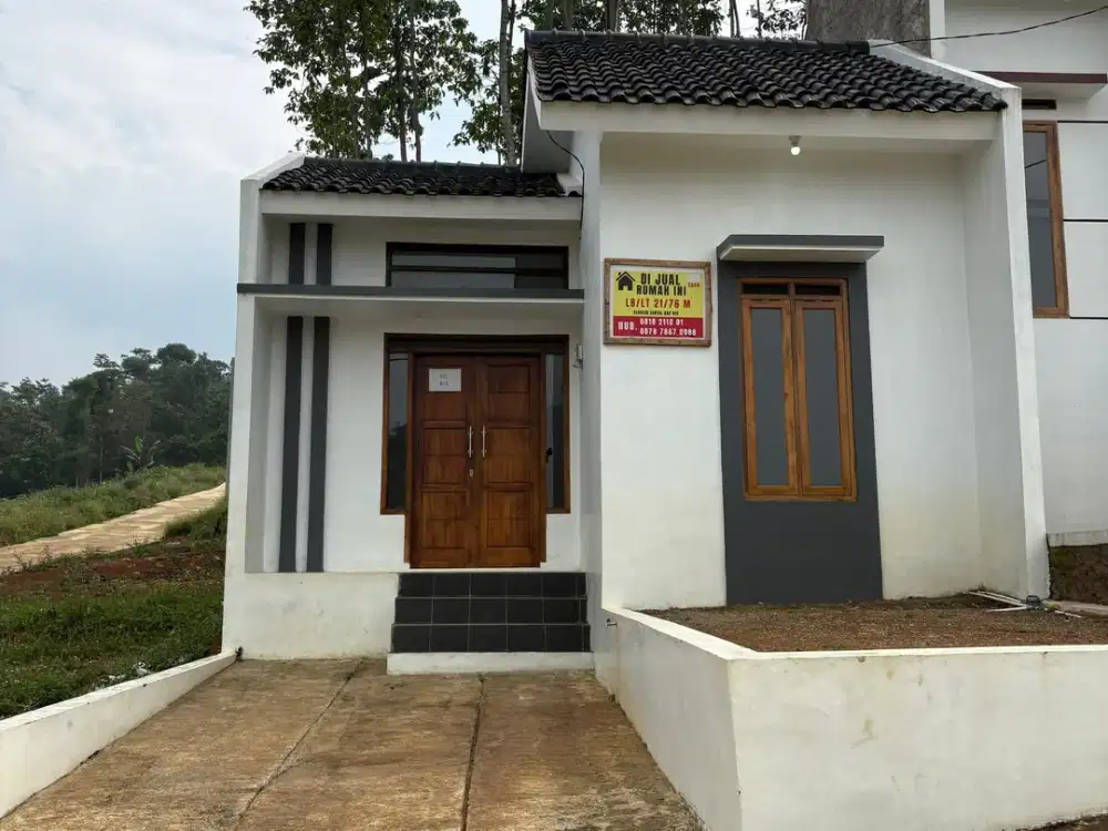 Dijual Rumah Redy Stok dengan Suasana yang Asri