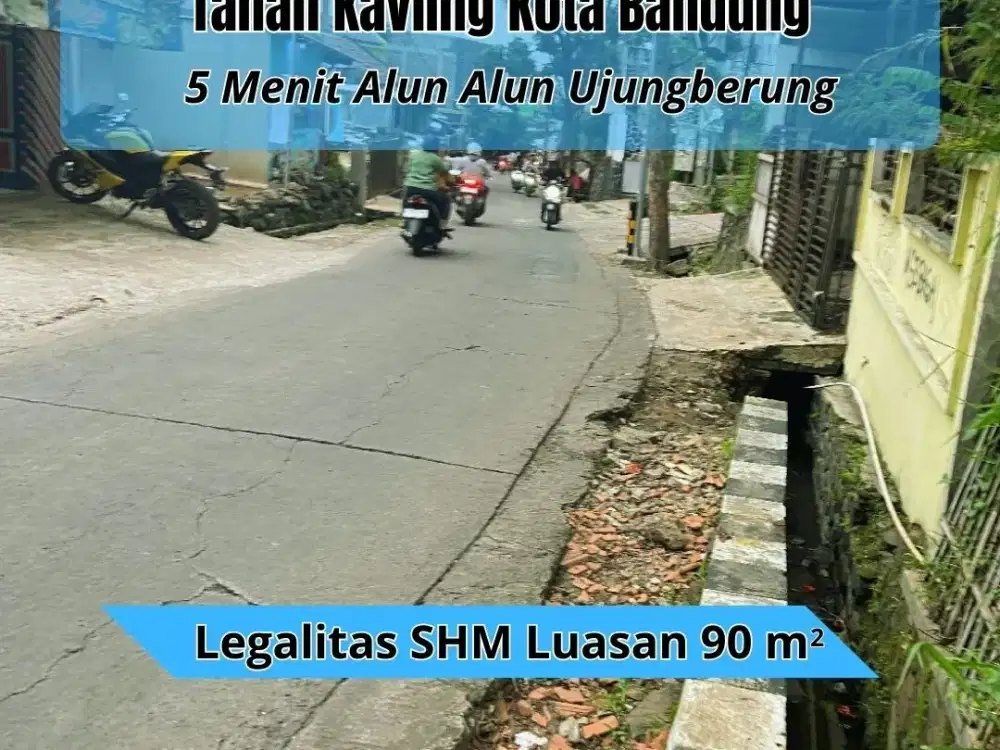 Dijual Tanah Tepi Jalan Di Kota Bandung SHM