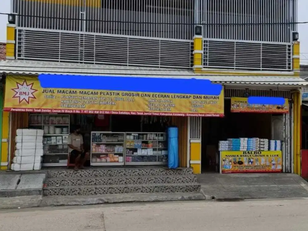 Di jual Ruko jadi Luas pinggir jalan di Area Galuh Mas Karawang