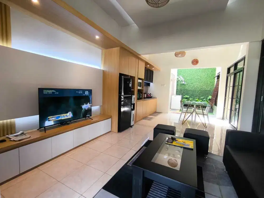 Rumah sewa full furnish bagus bersih dekat Laweyan solo