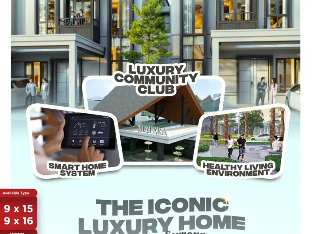 Dijual Rumah Mewah Matera Residences Fitur Unggulan Gading Serpong