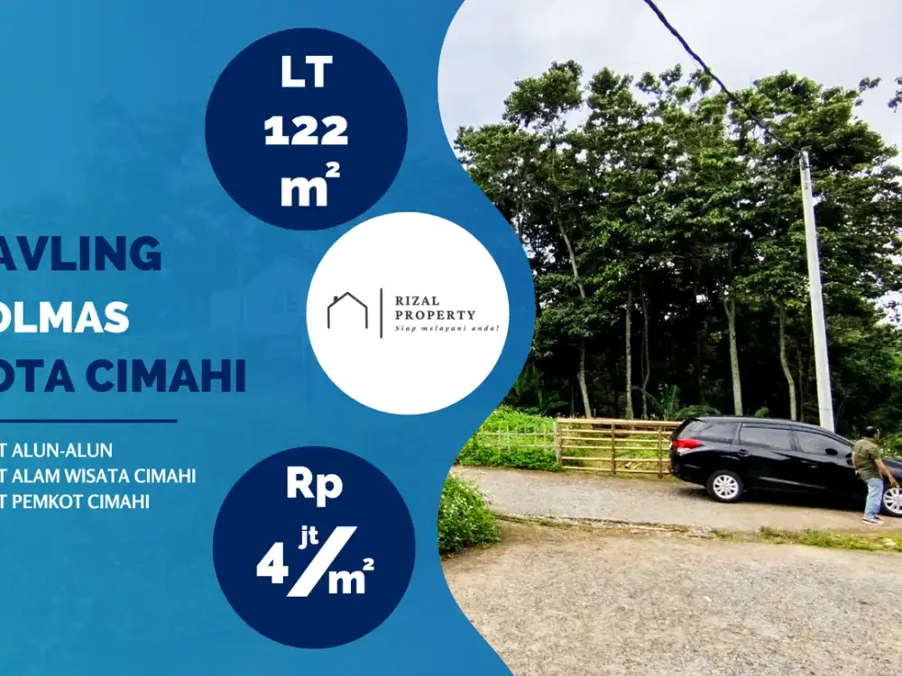 Tanah Kavling Cimahi! Dekat Pasar, Alun-Alun, & Alam Wisata!