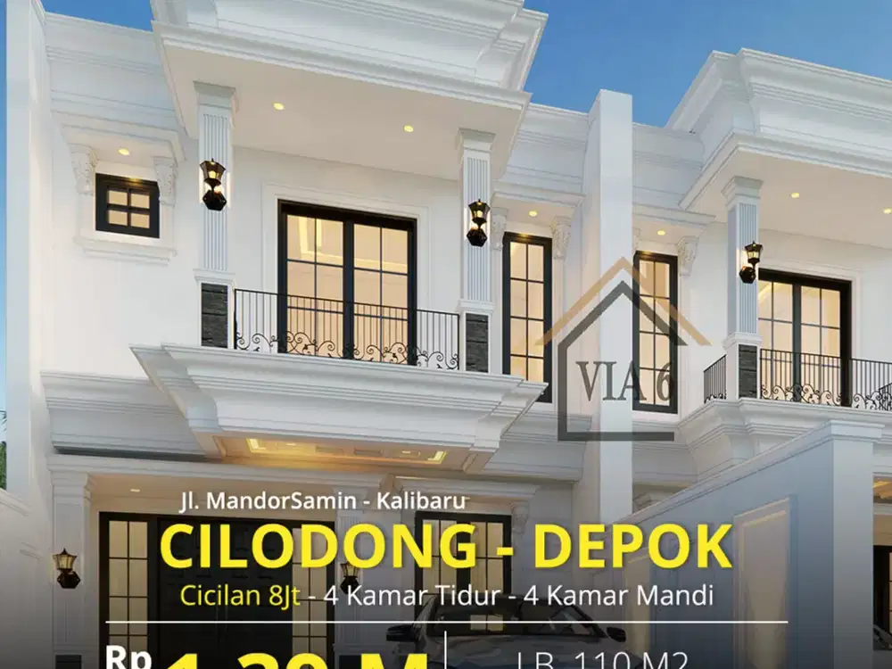 Rumah TYPE 110 Luas Tanah 132 | Cilodong Depok 14 Menit ke Stasiun