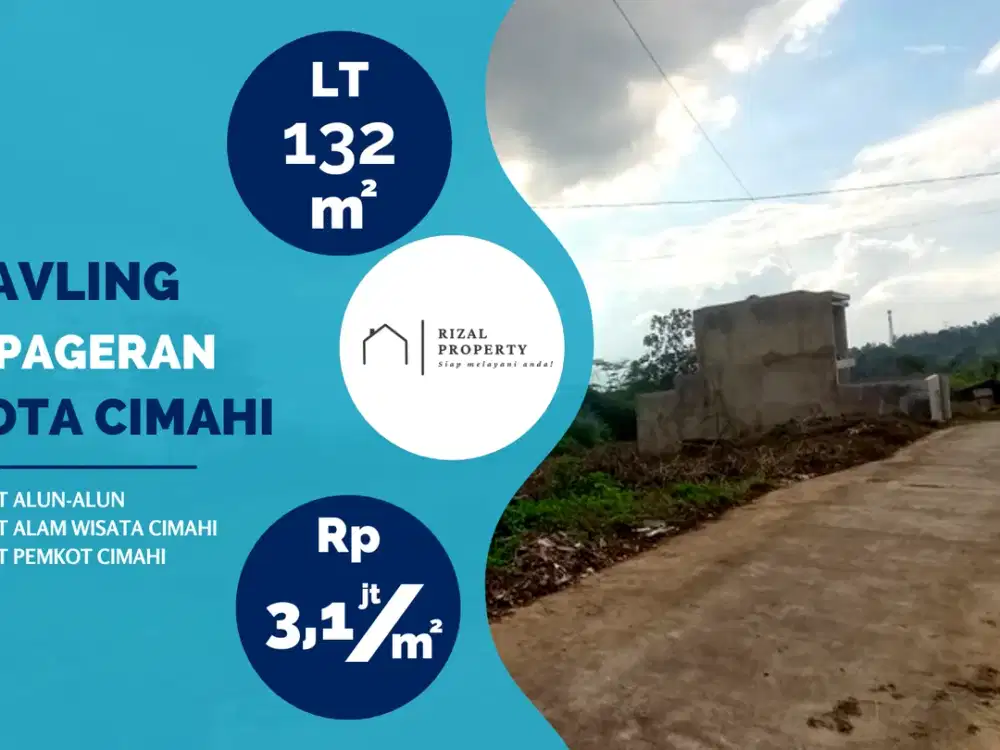 Tanah Kavling Cipageran, Dekat Perumahan & Kota! Investasi Masa Depan!