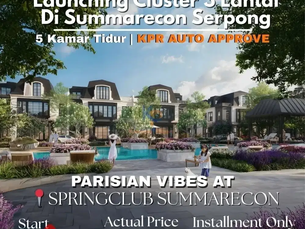 Bellefont east summarecon serpong rumah 3lantai terlaris saat ini!