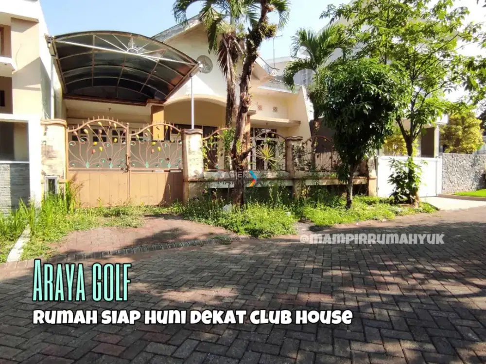 Rumah siap huni di Araya golf Malang