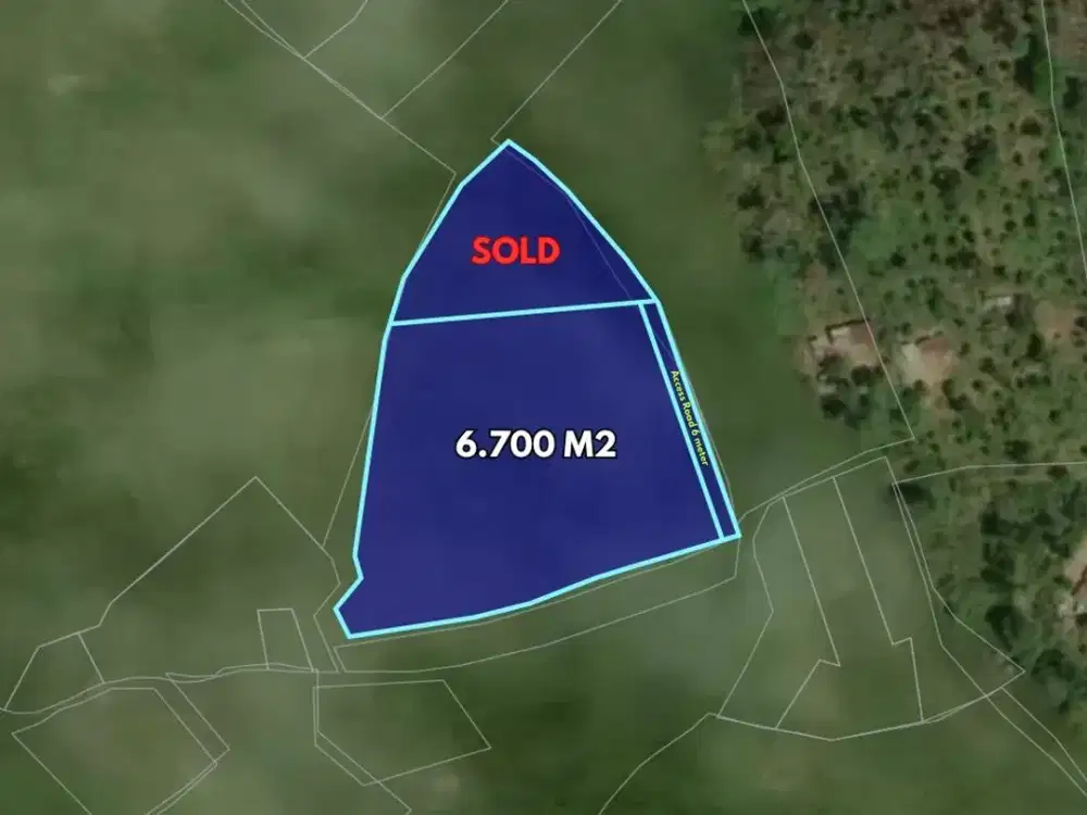 Beautiful land of 6700 sqm for sale in Buleleng, Bali