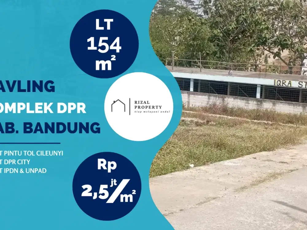 Tanah Kavling Komplek DPR – Akses Mudah, Investasi Pasti Untung!