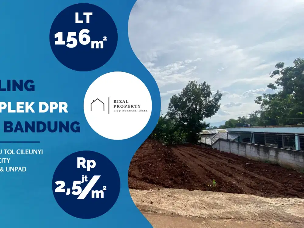 Jual Tanah Kavling Komplek DPR – Dekat Tol Cileunyi & Kampus Besar!